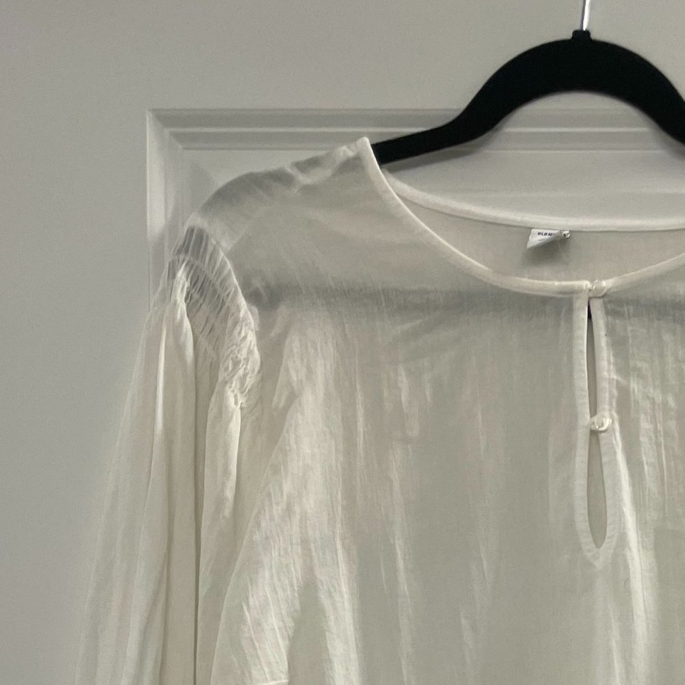 White Linen Long Sleeve